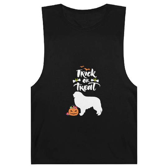 Trick Or Treat Great Pyrenees Dog Halloween Barnard Tanks