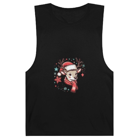 christmas Reindeer Barnard Tanks