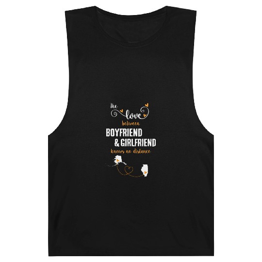 Love Between BF And GF Alaska To Illinois Gift Barnard Tanks