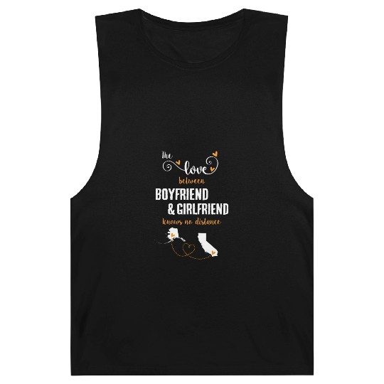 Love Between BF And GF Alaska To California Gift Barnard Tanks