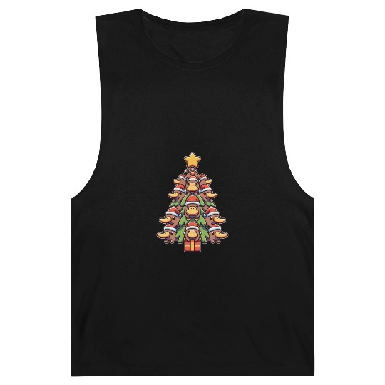 Platypus, Christmas Tree, Merry Christmas Barnard Tanks