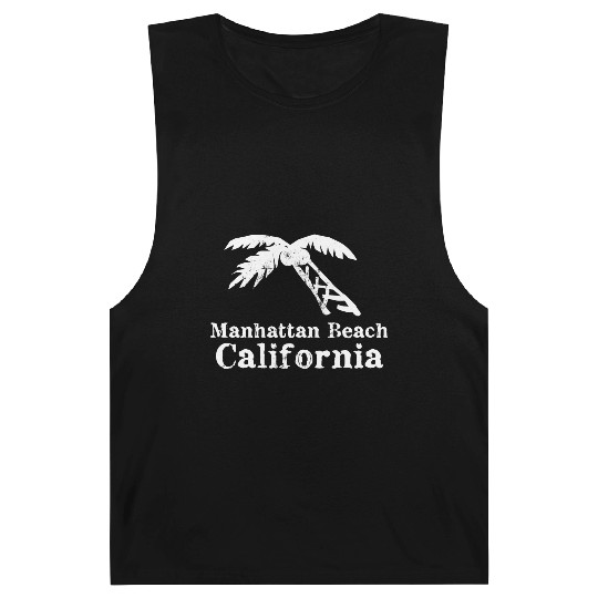 Manhattan Beach California Palm Tree Souvenirs Barnard Tanks