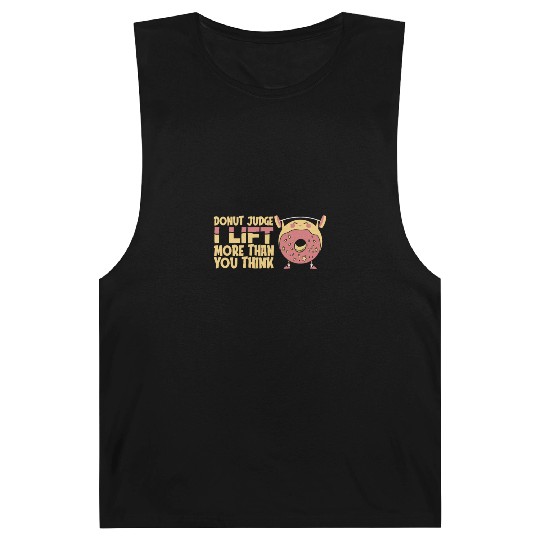 Fitness Donut Funny Donut Gym Barnard Tanks