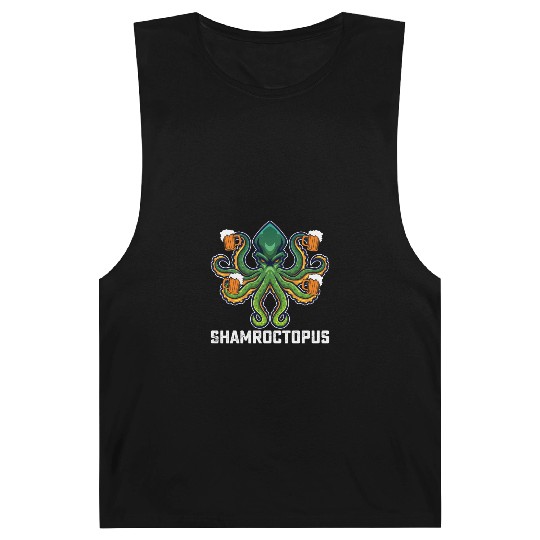 Shamroctopus Octopus Lover St Patrick's Day Barnard Tanks
