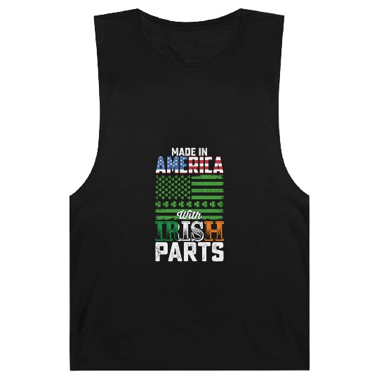 Made in America with Irish Parts St Patrick's Day Barnard Tanks