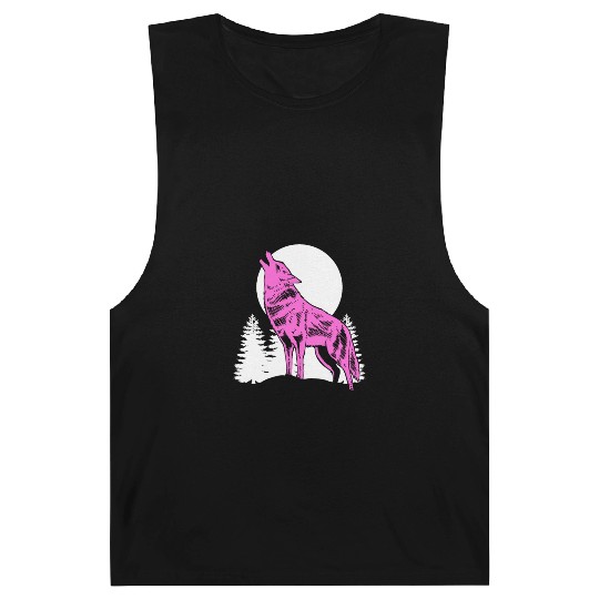 Mountain Wolf Furry Owner Gift Barnard Tanks