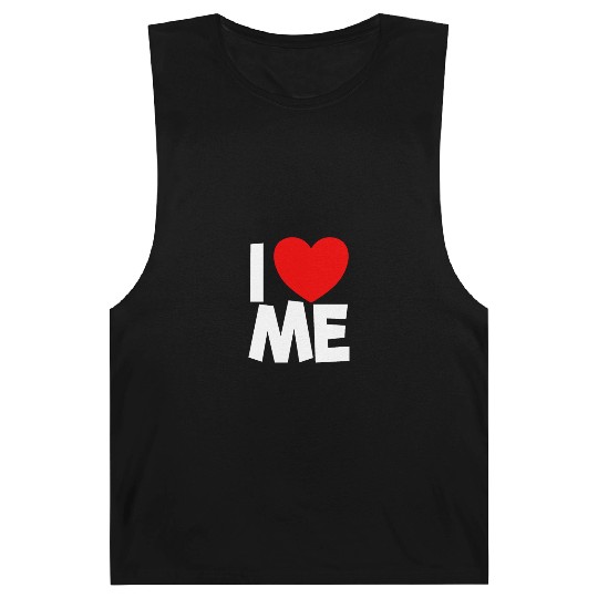 I Love Me Red Heart Self Love Affirmation Barnard Tanks