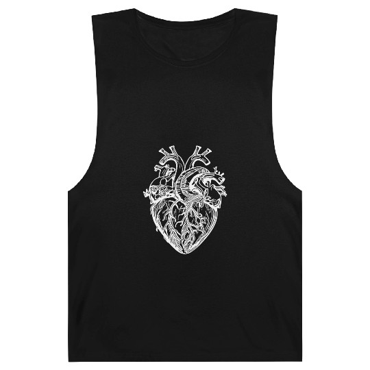 Geometric Playful Tattoo Shape Heart Barnard Tanks