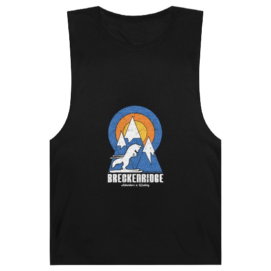 Retro Breckenridge Ski White Fox Barnard Tanks