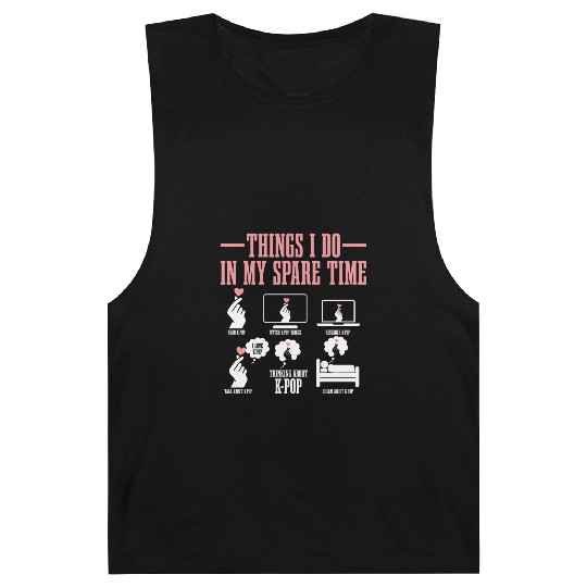 K-Pop Fan Gift Korean Pop Music Funny Barnard Tanks
