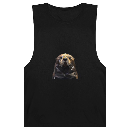 Geometric Style Sea Otter Barnard Tanks