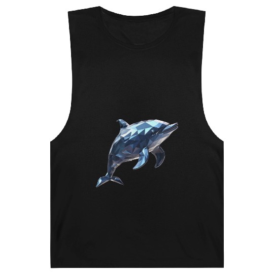 Geometric Style Dolphin Barnard Tanks