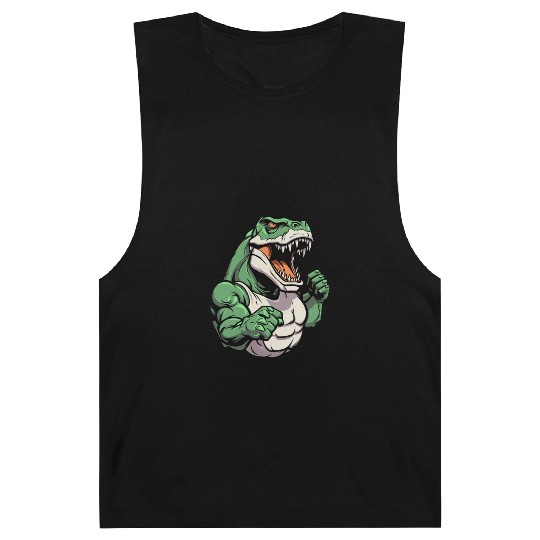 Workout Gym T Rex Barnard Tanks