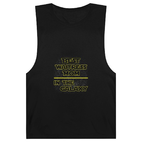 Best Waitress Mom In The Galaxy Mother's Day Gift Barnard Tanks