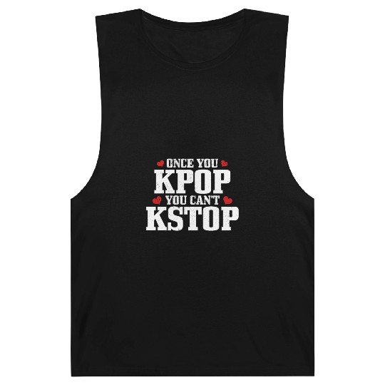 K-Pop Fan Gift Korean Pop Music Barnard Tanks