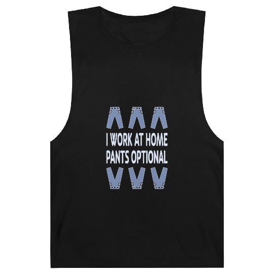 Home Worker, Pants Optional Barnard Tanks
