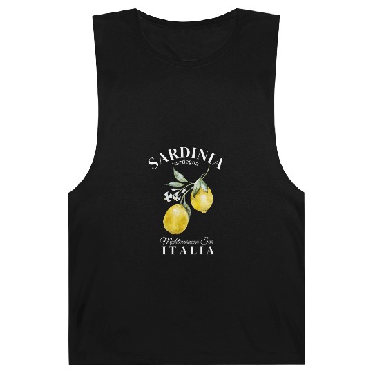Sardinia Island Sargenda Italia Lemon design Barnard Tanks