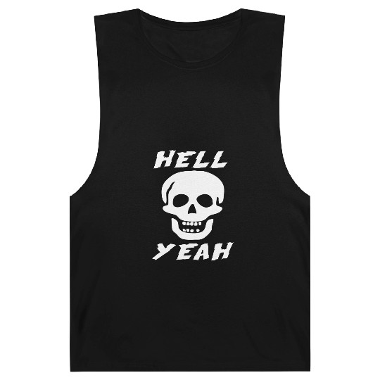 Stone Cold skull hell yeah Barnard Tanks