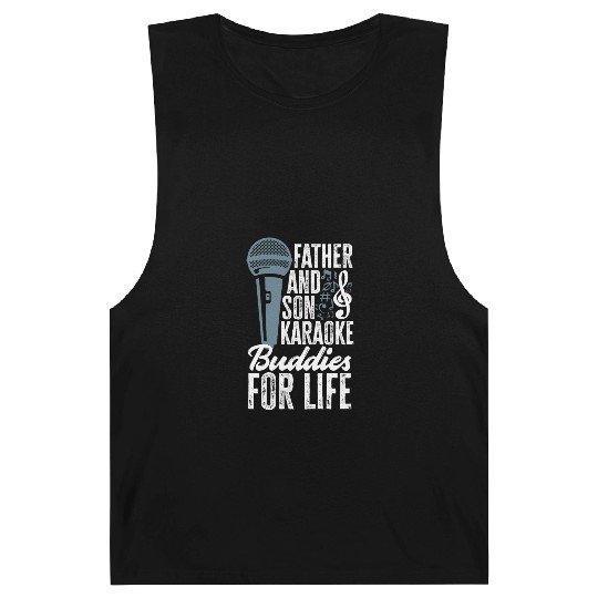 Funny Karaoke Singer Singing Musician Karaoke Gift Barnard Tanks