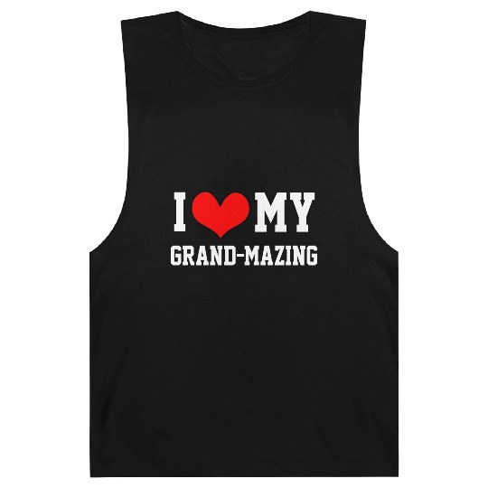 I Love My Grandma Amazing Puns Fun Mothers Day Kid Barnard Tanks