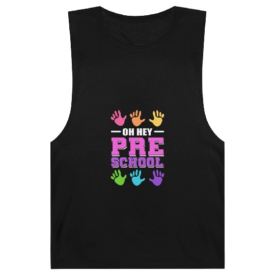 Oh hey, Preschool Preschool Teacher Gift Barnard Tanks