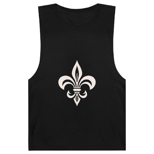 Simple French lily Logo Barnard Tanks