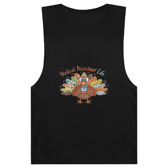 Medical Assistant Life Fall Nurse Turkey Thanksgi Barnard Tanks