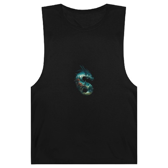 Nature in Dragon Pattern Barnard Tanks