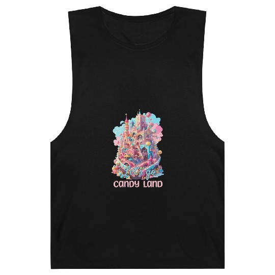 Let's Go Candy Land Graphic Barnard Tanks