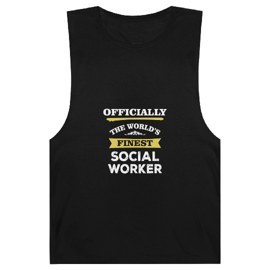 The World's Finest Social Worker Barnard Tanks