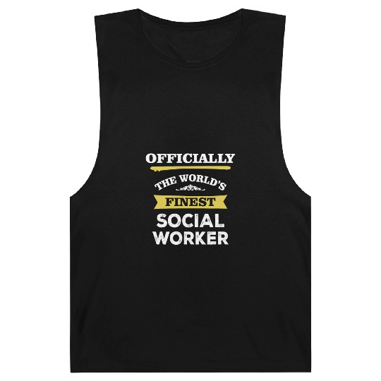The World's Finest Social Worker Barnard Tanks