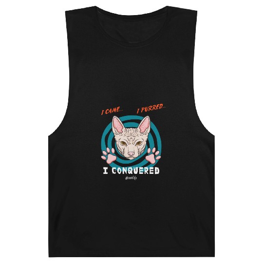 Cute kawaii cat Barnard Tanks