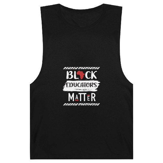 Black Educators Matter African History Teacher Men Barnard Tanks