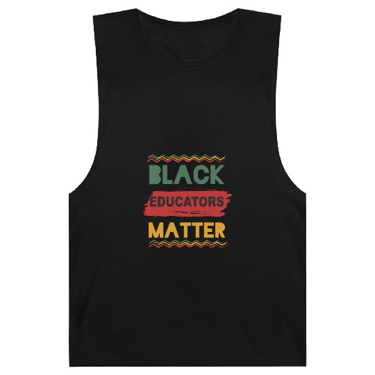 Black Educators Matter African History Teacher Men Barnard Tanks