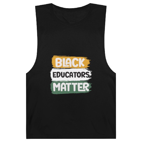 Black Educators Matter African History Teacher Men Barnard Tanks