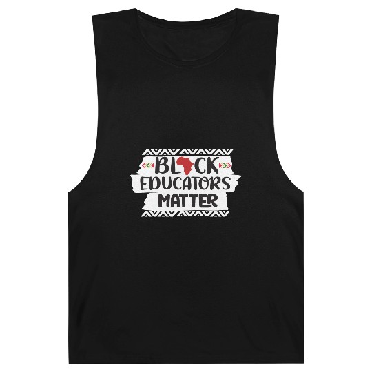 Black Educators Matter African History Teacher Men Barnard Tanks