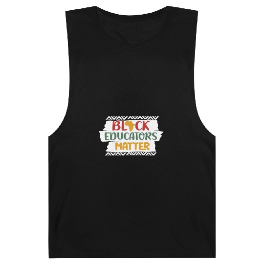 Black Educators Matter African History Teacher Men Barnard Tanks
