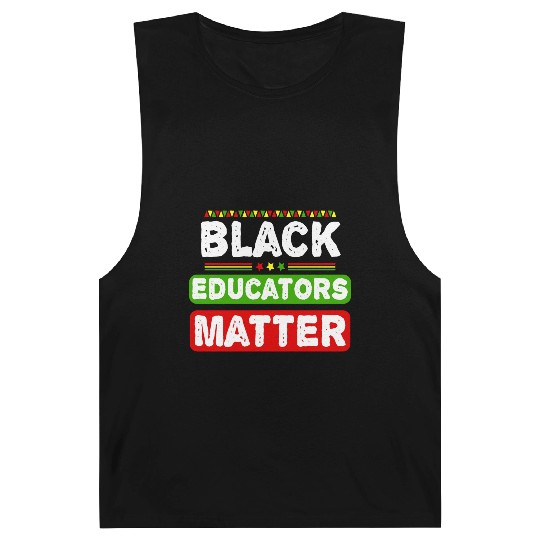 Black Educators Matter African History Teacher Men Barnard Tanks