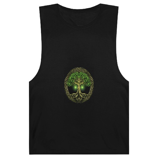 St Patricks Day Celtic Knot Tree Irish Gaelic Barnard Tanks