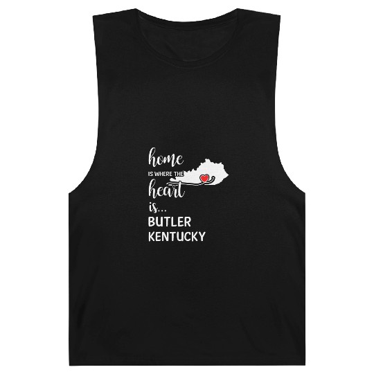 Butler County Kentucky Is Where My Heart Is Gift Barnard Tanks