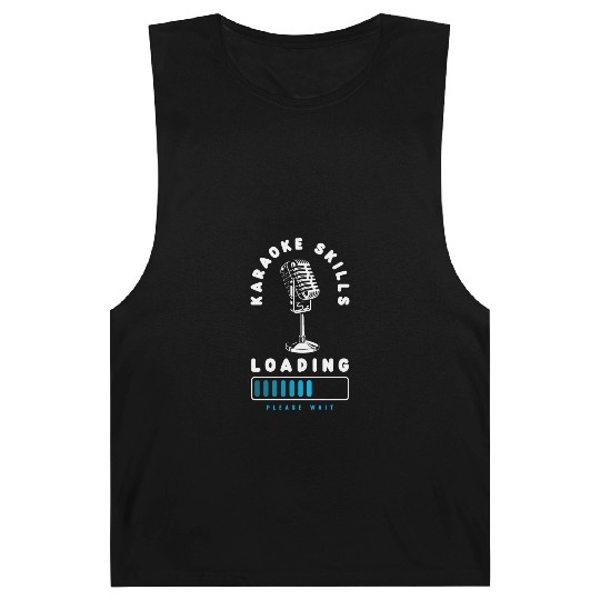 Funny Karaoke Singer Singing Musician Karaoke Gift Barnard Tanks