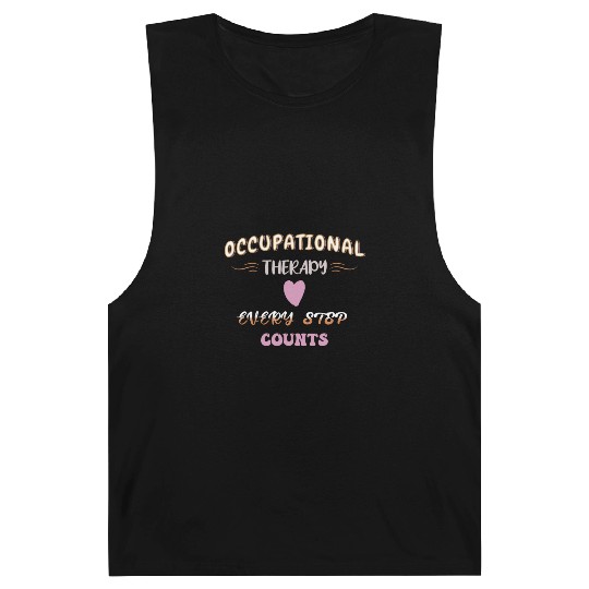 Occupational Therapy OTEvery Step Counts Vintage Barnard Tanks