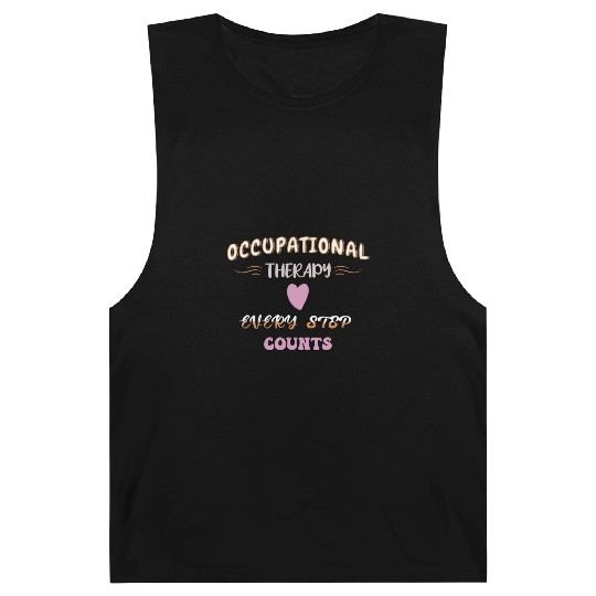 Occupational Therapy OTEvery Step Counts Vintage Barnard Tanks
