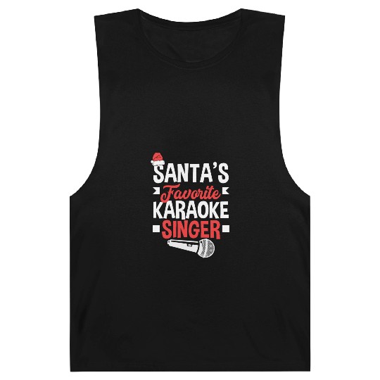 Funny Karaoke Singer Singing Musician Karaoke Gift Barnard Tanks