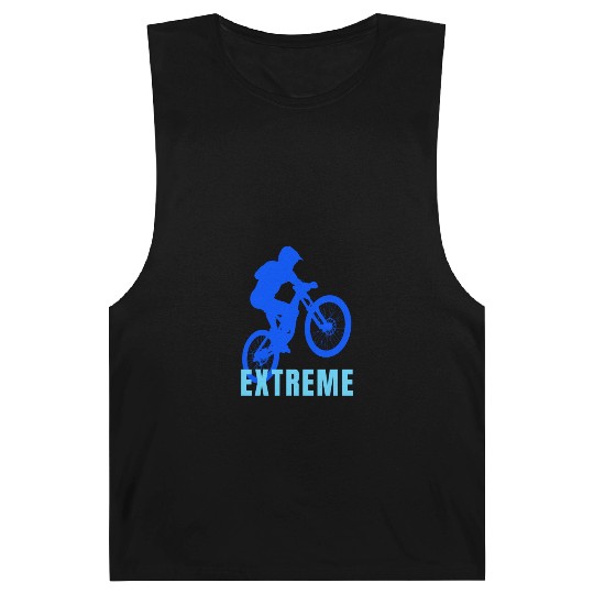 Mountain Bike (blue and light blue design) Barnard Tanks