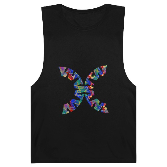 English-W alphabet black font letters Barnard Tanks