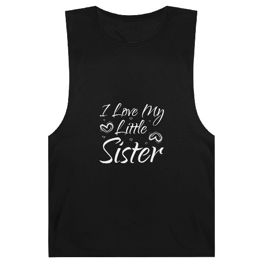 I Love My Little Sister Barnard Tanks