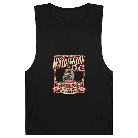 Washington D.C. Souvenir Satire Barnard Tanks