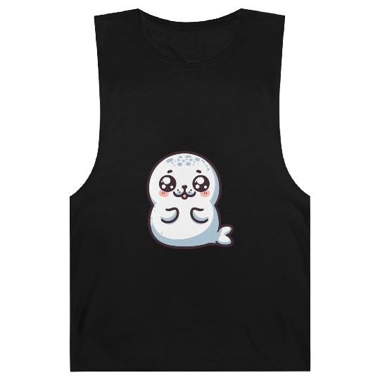 Playful Seal Cartoon Barnard Tanks