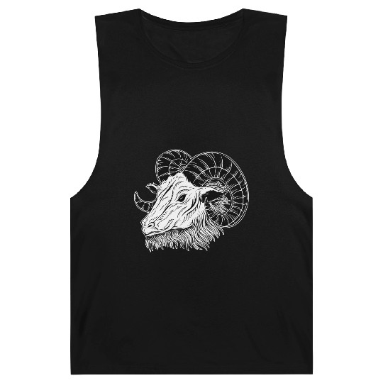 Baphomet Goat Horn Art Barnard Tanks